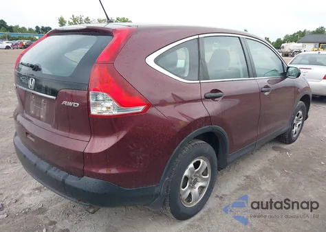 2013 Honda Cr-V Lx from USA, damaged, VIN 5J6RM4H30DL051207